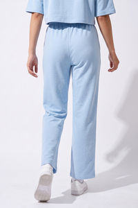 Zivame Athleisure Straight Leg Pants - Blue Bell — thumbnail 3